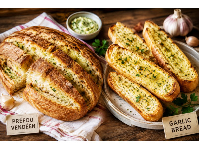 Préfou Vendéen et le Garlic Bread des USA