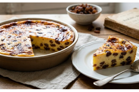 Recette Flan aux raisins secs et calvados