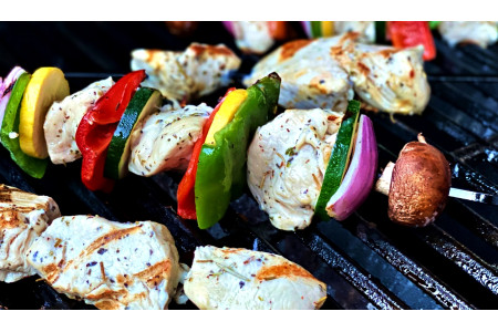 Poulet en brochettes à la mode des USA