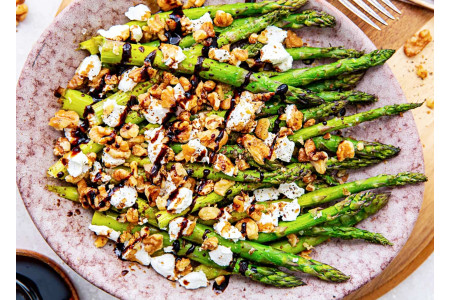 Asperges vertes chaudes façon Thaï
