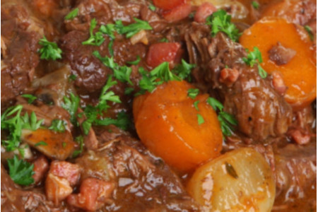 Bœuf bourguignon express en 30 minutes